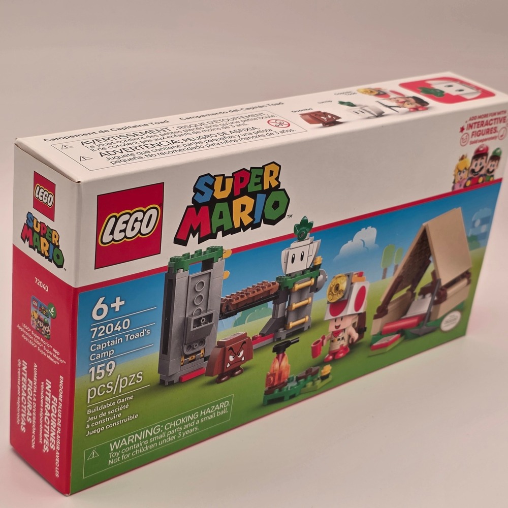 LEGO Super Mario Captain Toad's Camp 72040 159pc Building Set NEW Sealed - Picture 3 of 6